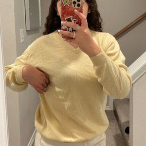 Yellow Cashmere Sweater